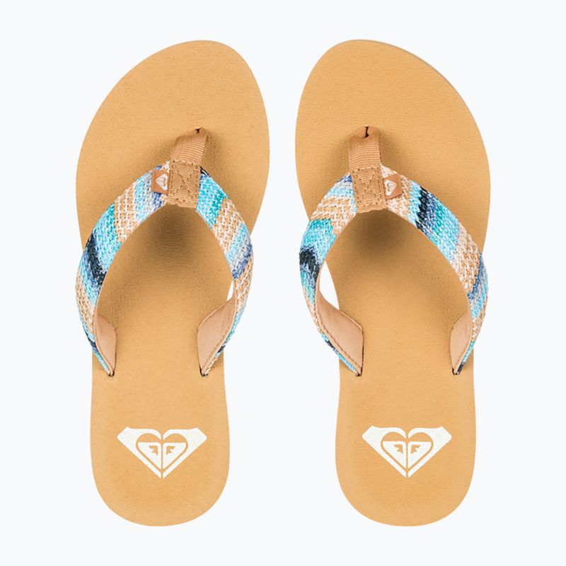 Japonki damskie ROXY Porto Raffia II blue depths 2