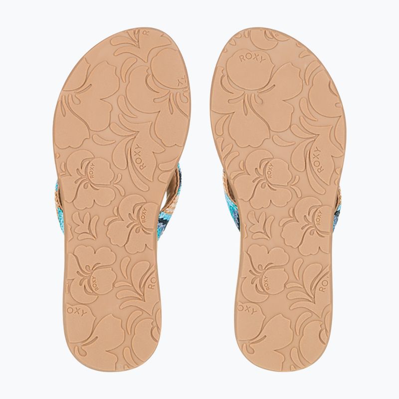 Japonki damskie ROXY Porto Raffia II blue depths 3