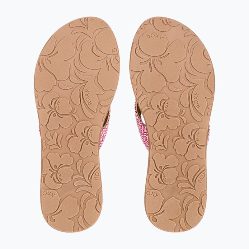 Japonki damskie ROXY Porto Raffia II raspberry 3