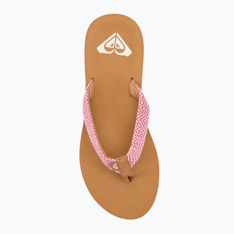 Japonki damskie ROXY Porto Raffia II raspberry 5