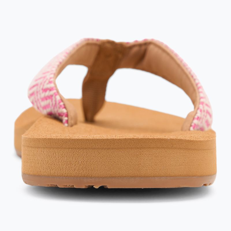 Japonki damskie ROXY Porto Raffia II raspberry 6