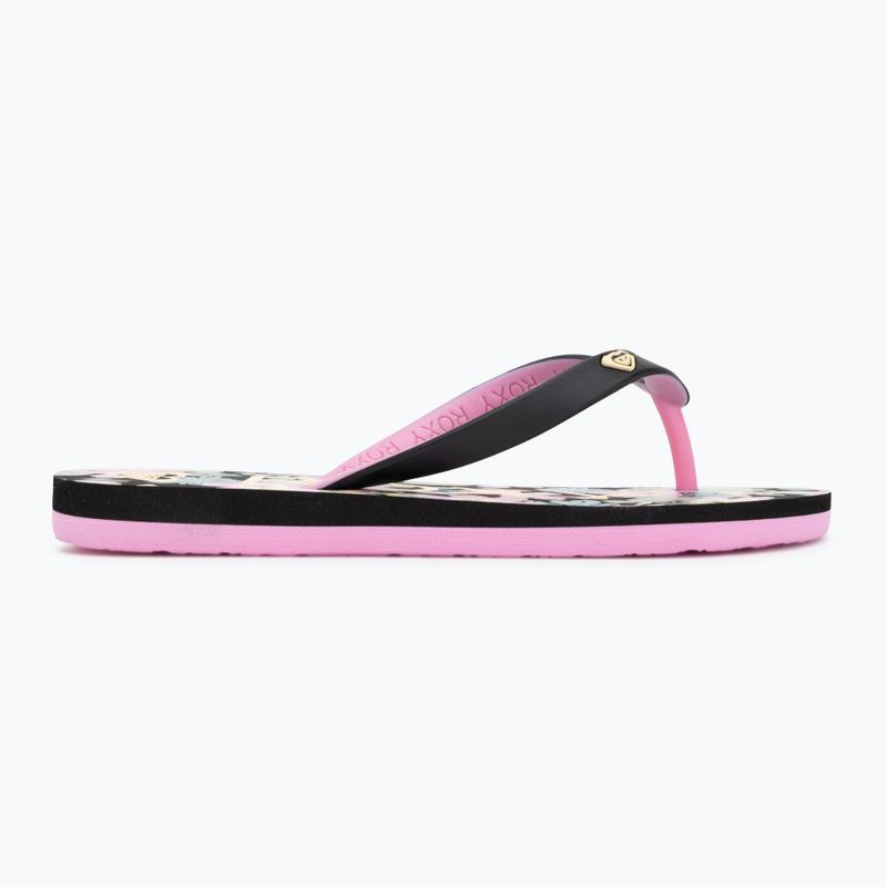 Japonki dziecięce ROXY Tahiti VII black/pink stencil 2