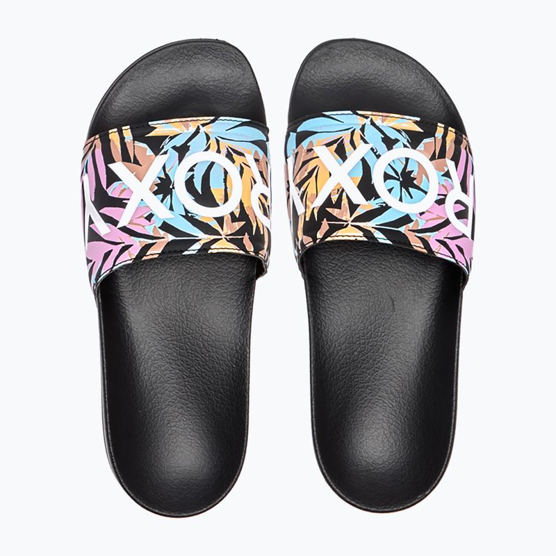 Klapki damskie ROXY Slippy II black multi camo 2