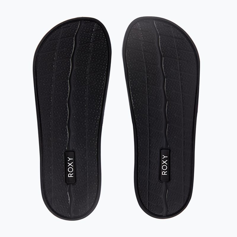 Klapki damskie ROXY Slippy II black multi camo 3