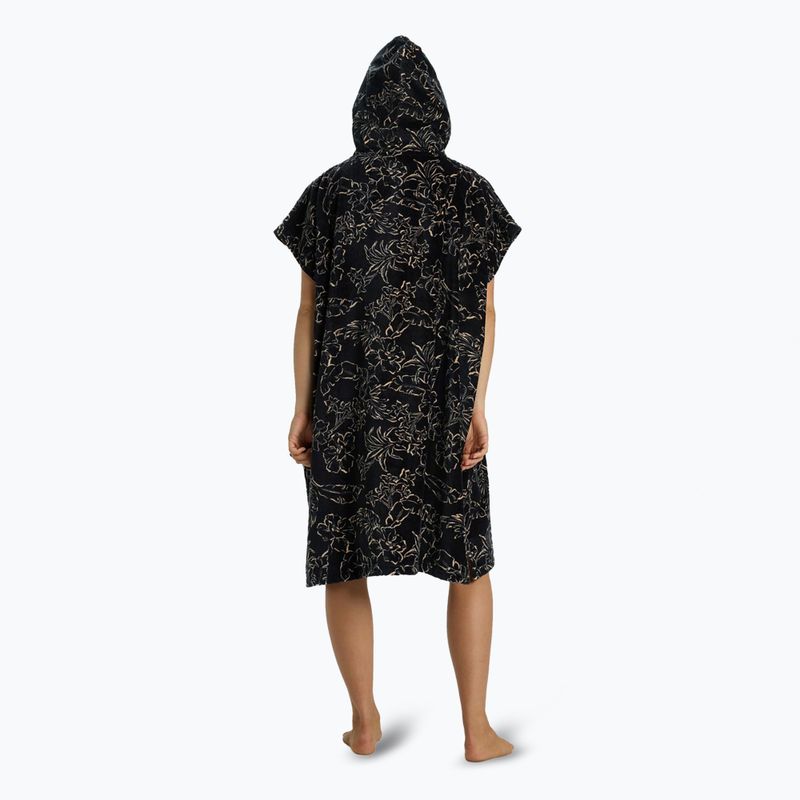 Ponczo kąpielowe damskie Billabong Hooded Towel black pebble 2