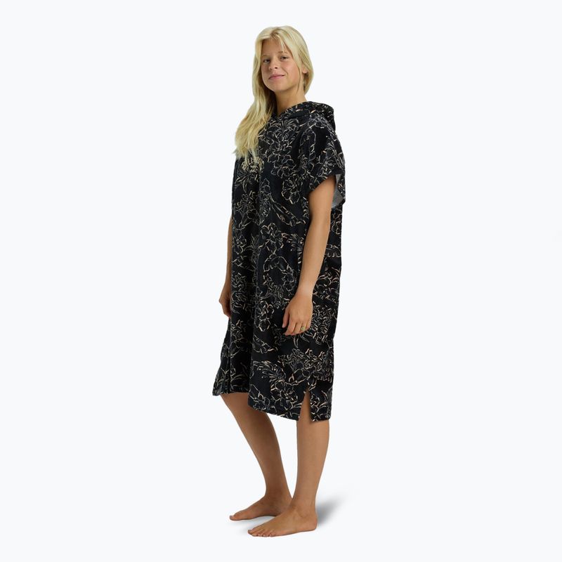 Ponczo kąpielowe damskie Billabong Hooded Towel black pebble 3