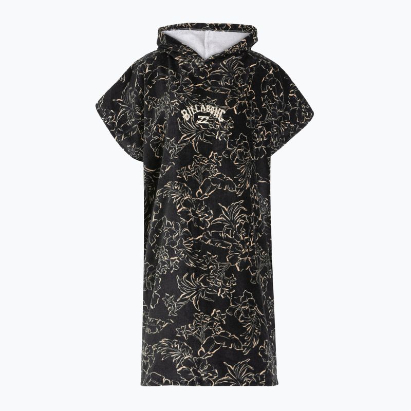 Ponczo kąpielowe damskie Billabong Hooded Towel black pebble 5