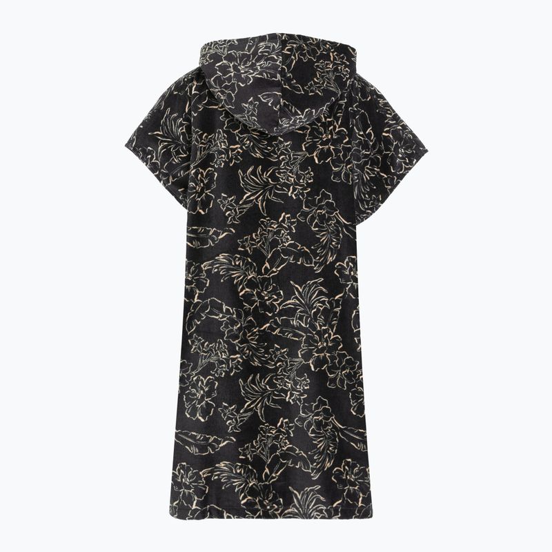 Ponczo kąpielowe damskie Billabong Hooded Towel black pebble 6