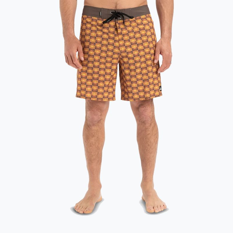 Szorty kąpielowe męskie Quiksilver Surfsilk Straight Leg 18" florever bran 2