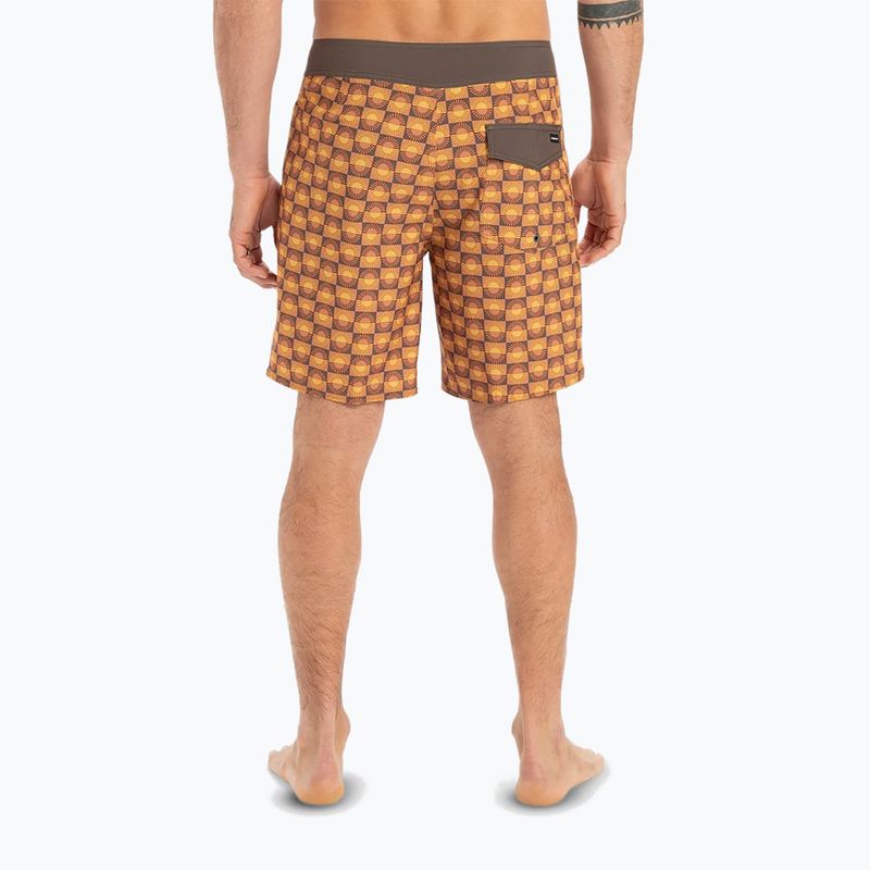Szorty kąpielowe męskie Quiksilver Surfsilk Straight Leg 18" florever bran 4