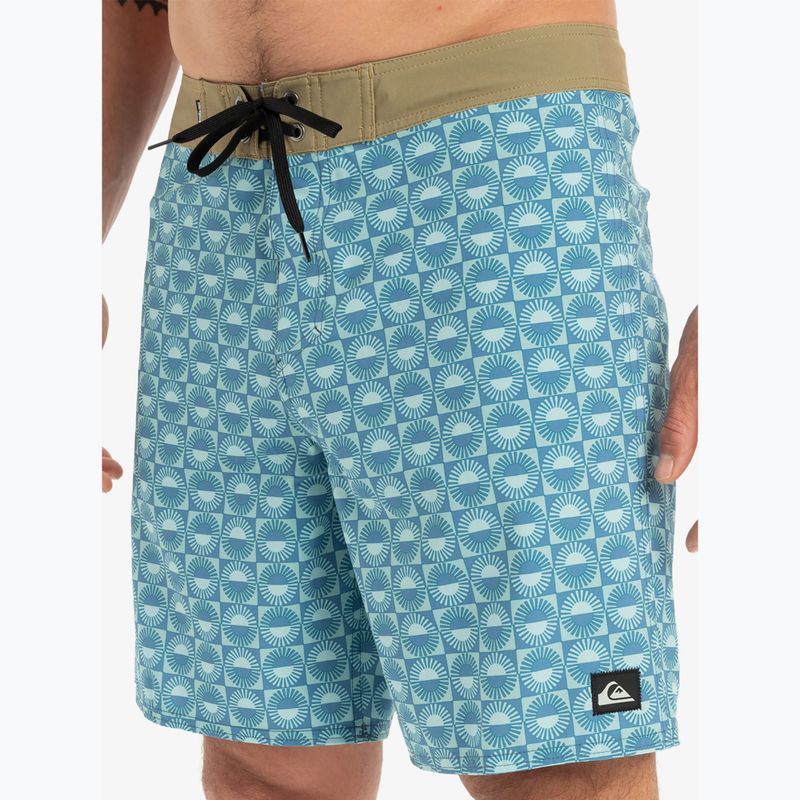 Szorty kąpielowe męskie Quiksilver Surfsilk Straight Leg 18" florever aquifer 7