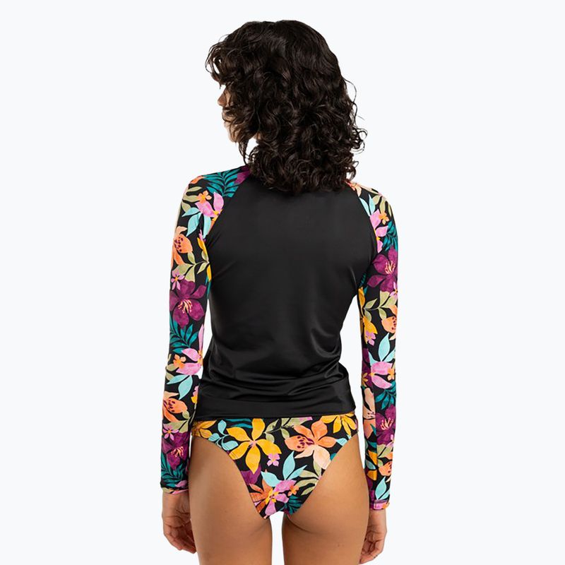 Longsleeve do pływania damski Billabong Surf Capsule night tropical 3
