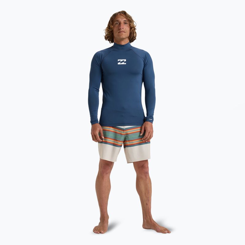 Longsleeve do pływania męski Billabong Waves All Day midnight 2
