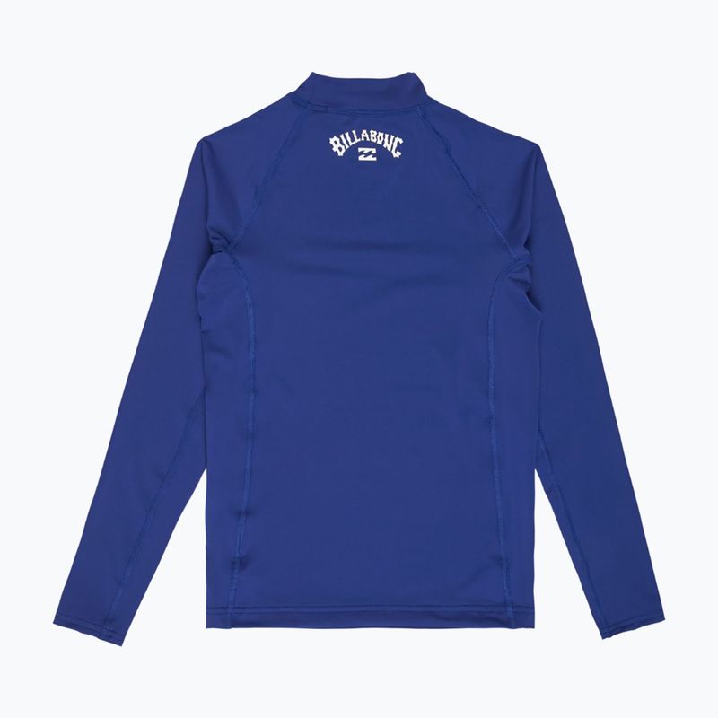 Longsleeve do pływania dziecięcy Billabong Waves All Day dark cobalt 2