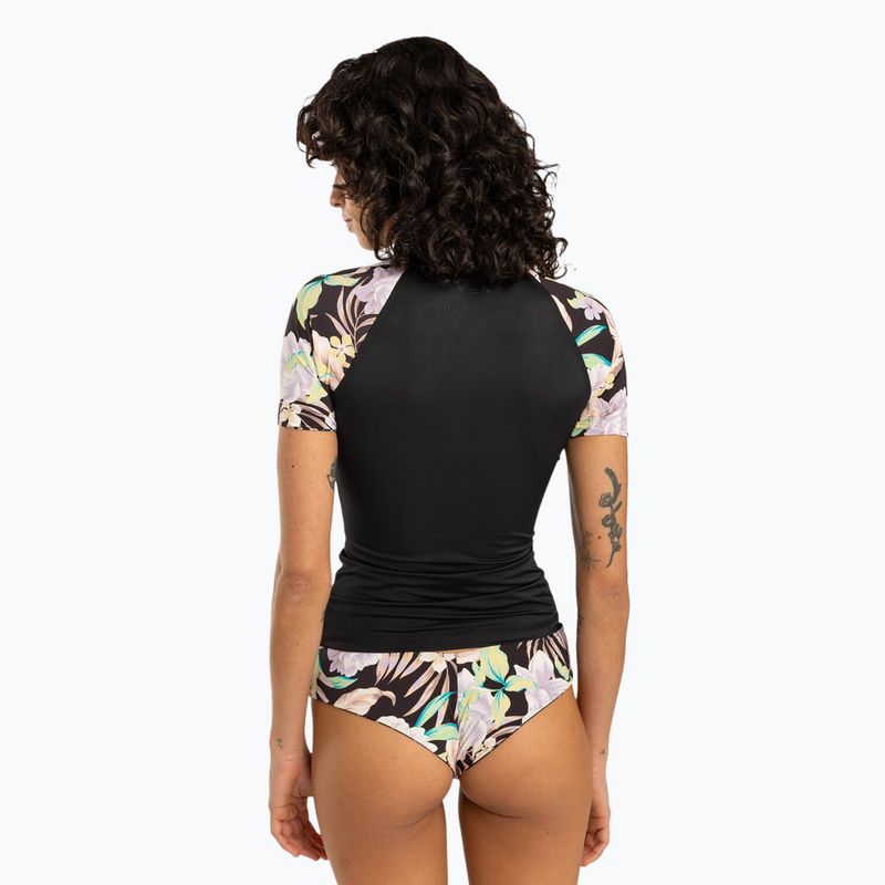 Koszulka do pływania damska Billabong Surf Capsule black multi 2