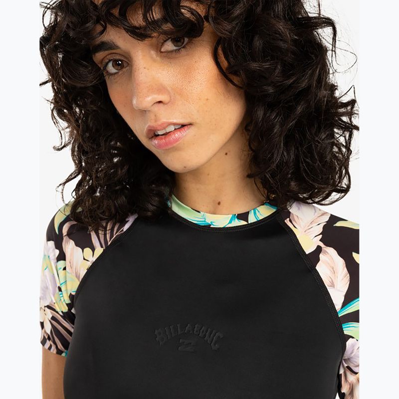 Koszulka do pływania damska Billabong Surf Capsule black multi 4