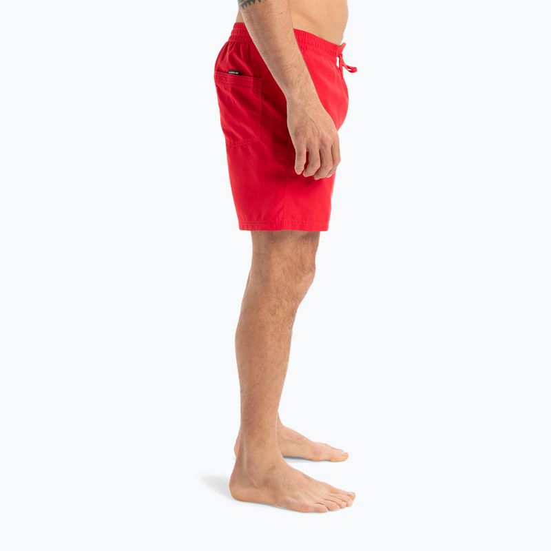 Szorty kąpielowe męskie Quiksilver Everyday Vert Volley 16" high risk red 4