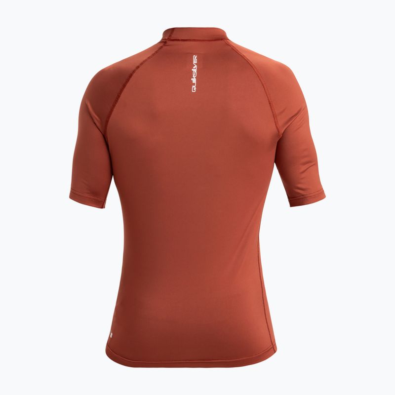 Koszulka do pływania męska Quiksilver Everyday UPF50 henna 2