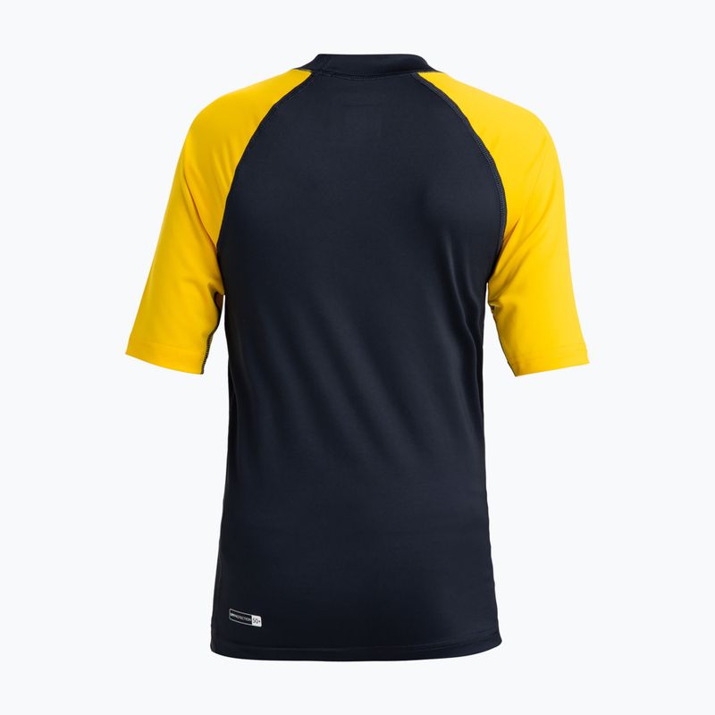 Koszulka do pływania dziecięca Quiksilver Everyday UPF50 dark navy/solar power 2