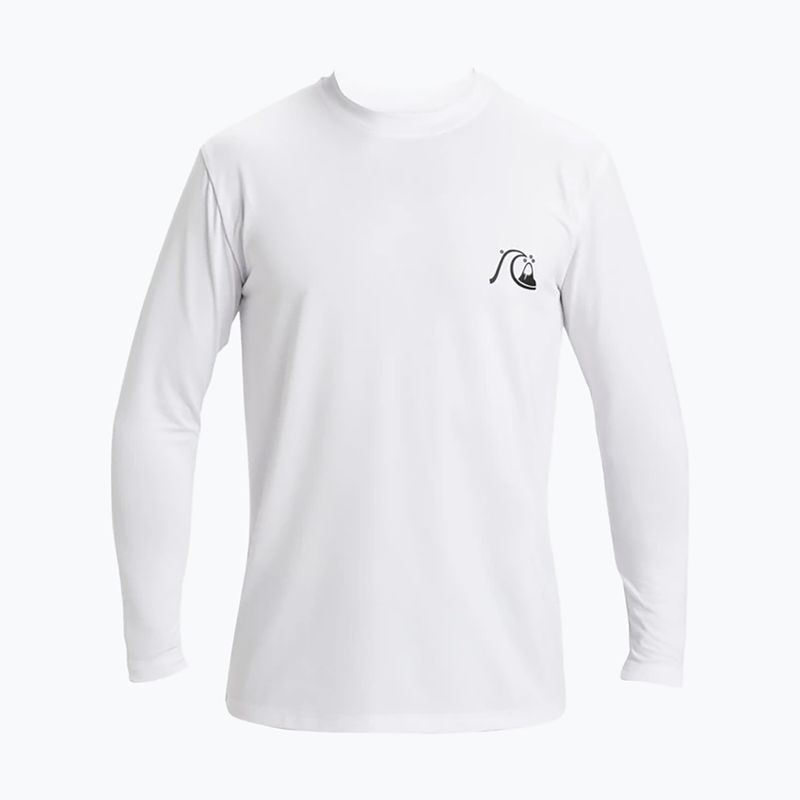 Longsleeve do pływania męski Quiksilver DNA Bubble Logo white