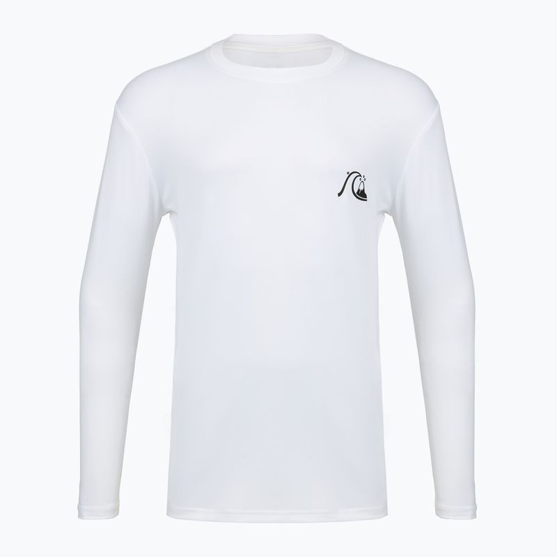 Longsleeve do pływania męski Quiksilver DNA Bubble Logo white