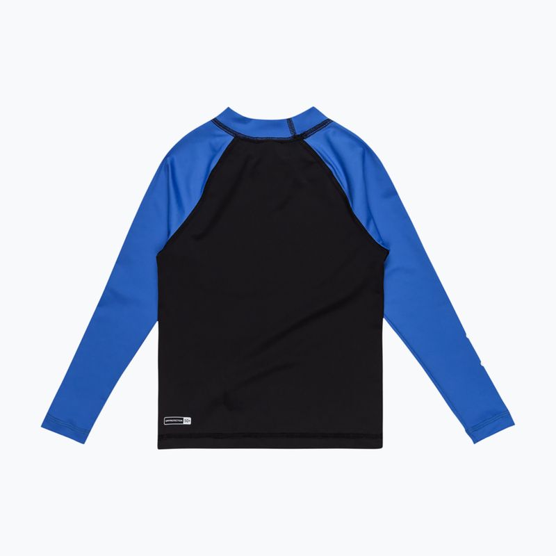 Longsleeve do pływania dziecięcy Quiksilver Everyday UPF50 black/nebulas blue 2