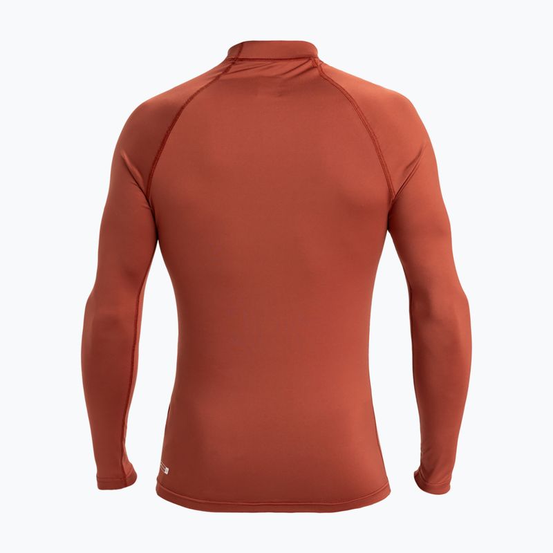 Longsleeve do pływania męski Quiksilver Everyday UPF50 henna 2