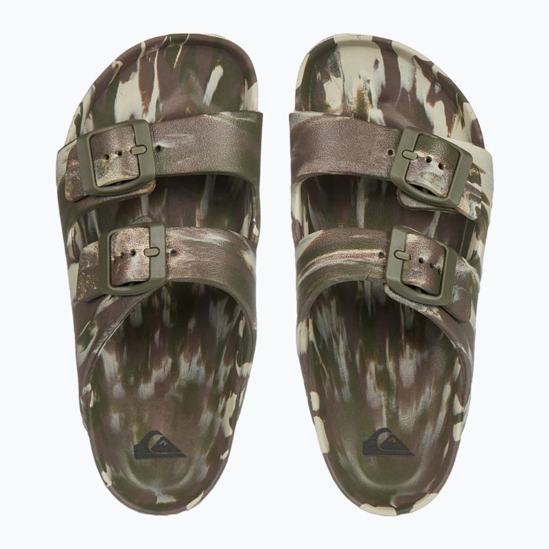 Klapki dziecięce Quiksilver Embark RF green 1 2