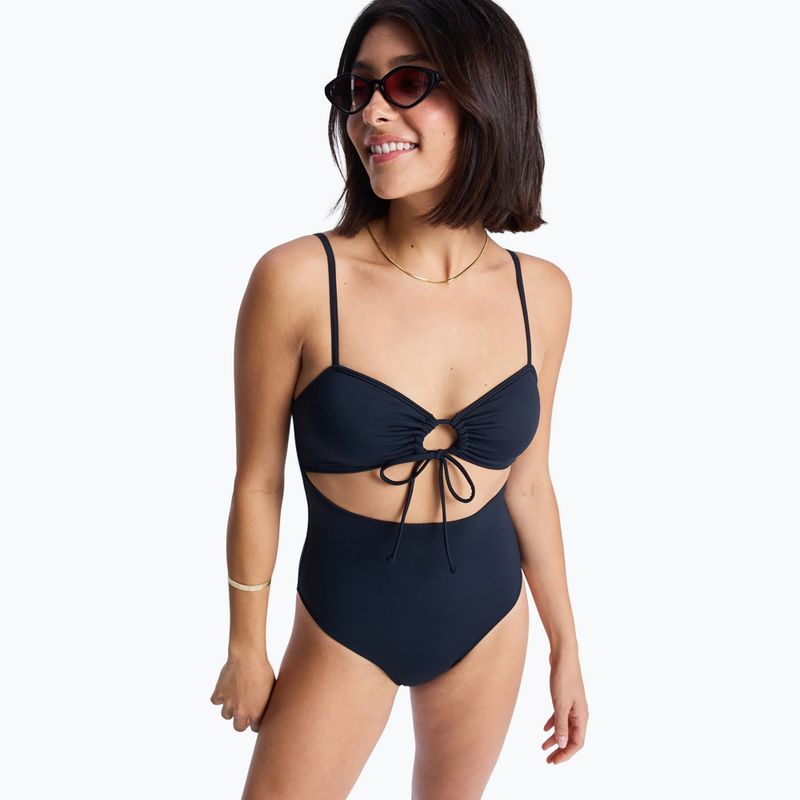 Strój kąpielowy jednoczęściowy damski ROXY Beach Classics Fashion anthracite 4