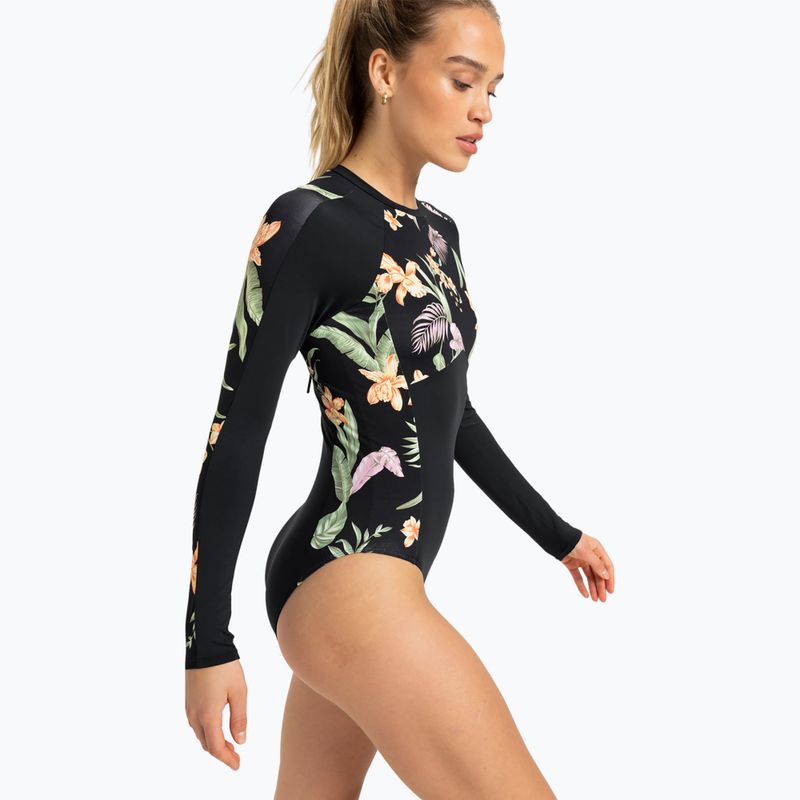 Strój kąpielowy jednoczęściowy damski ROXY Fashion anthracite island escape 5