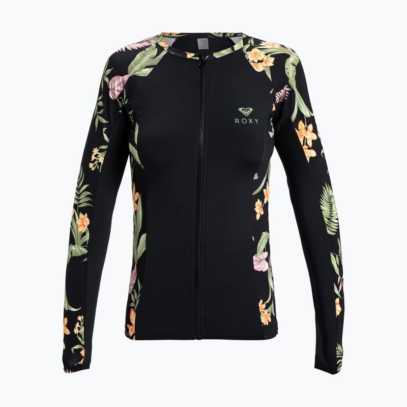 Longsleeve do pływania damski ROXY Zip Lycra anthracite island escape 4
