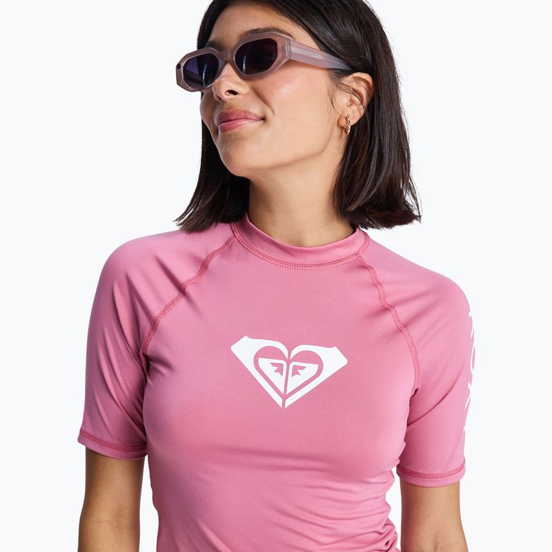Koszulka do pływania damska ROXY Whole Hearted heather rose 5