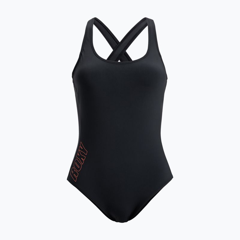 Strój kąpielowy jednoczęściowy damski ROXY Active Solid Basic anthracite