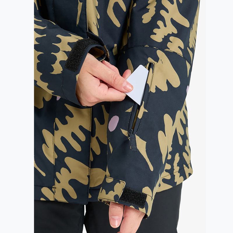 Kurtka snowboardowa damska ROXY Jetty fennel seed/big flower 4