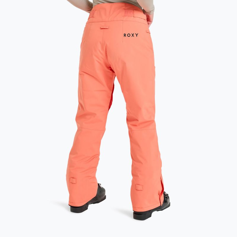 Spodnie snowboardowe damskie ROXY Alpine Ridge coral chic 3
