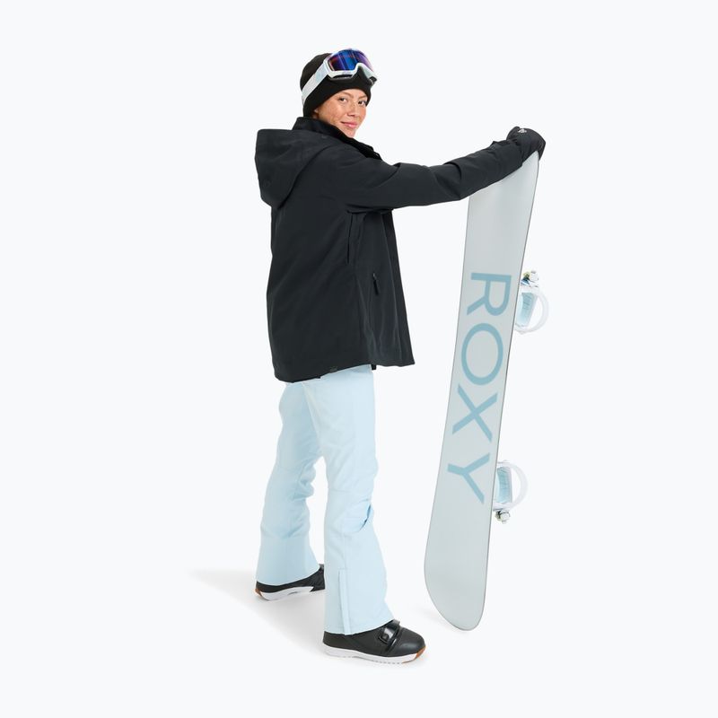 Spodnie snowboardowe damskie ROXY Rising High ice blue 4