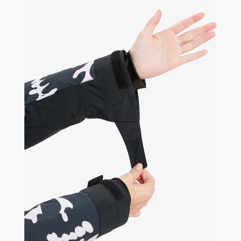 Kurtka snowboardowa damska ROXY Free Jet true black/big flower 7