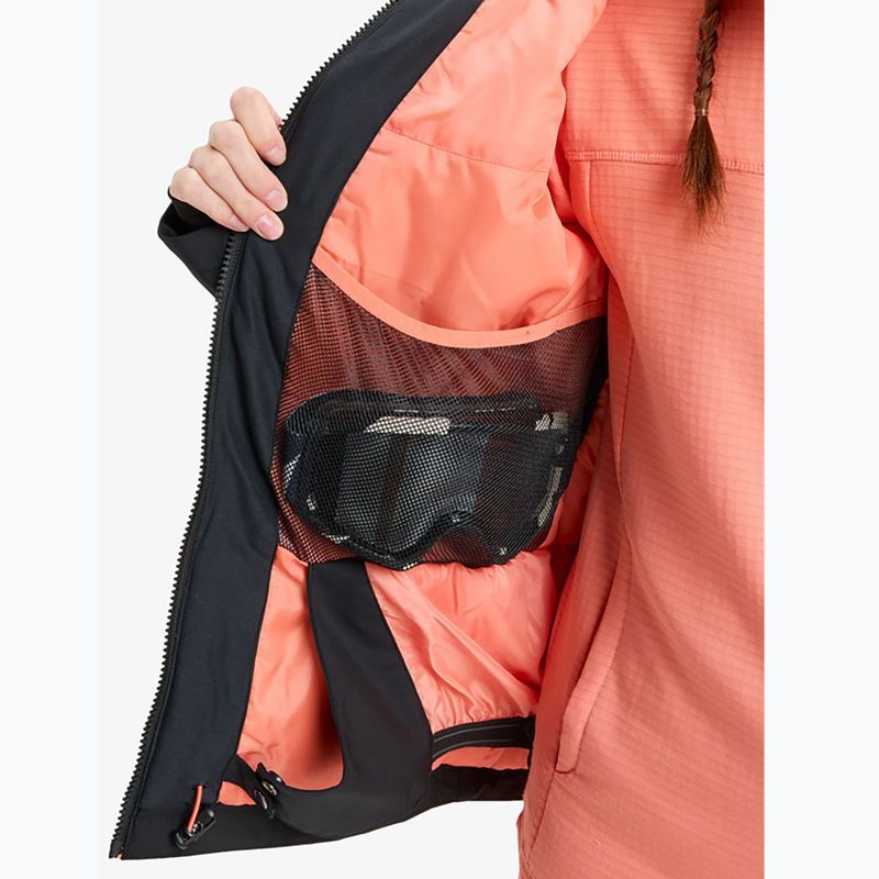 Kurtka snowboardowa damska ROXY Free Jet true black/big flower 12