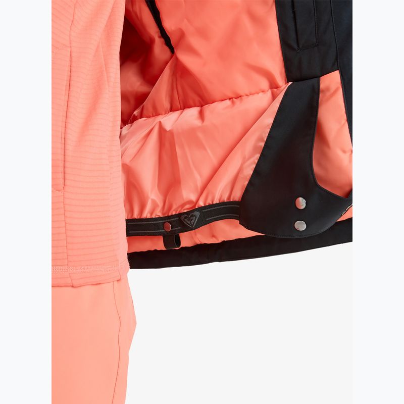 Kurtka snowboardowa damska ROXY Free Jet true black/big flower 14