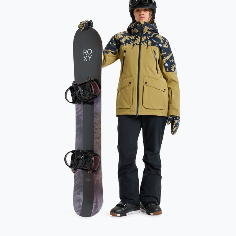 Kurtka snowboardowa damska ROXY Stated fennel seed/big flower 2