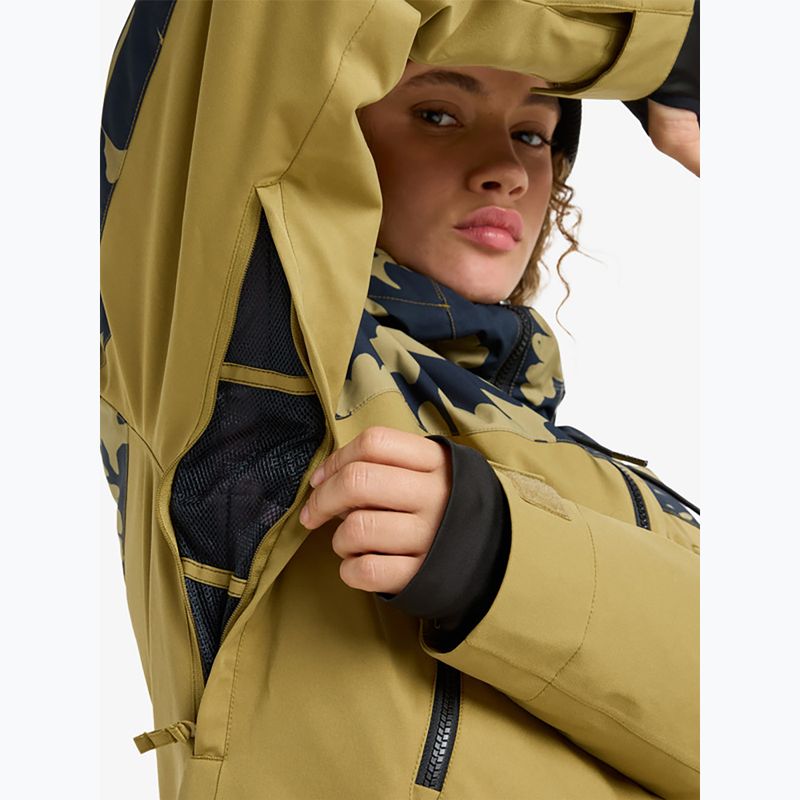 Kurtka snowboardowa damska ROXY Stated fennel seed/big flower 8