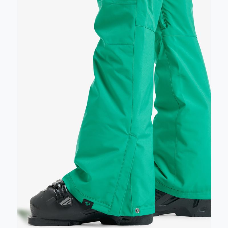 Spodnie snowboardowe damskie ROXY Backyard vivid green 7