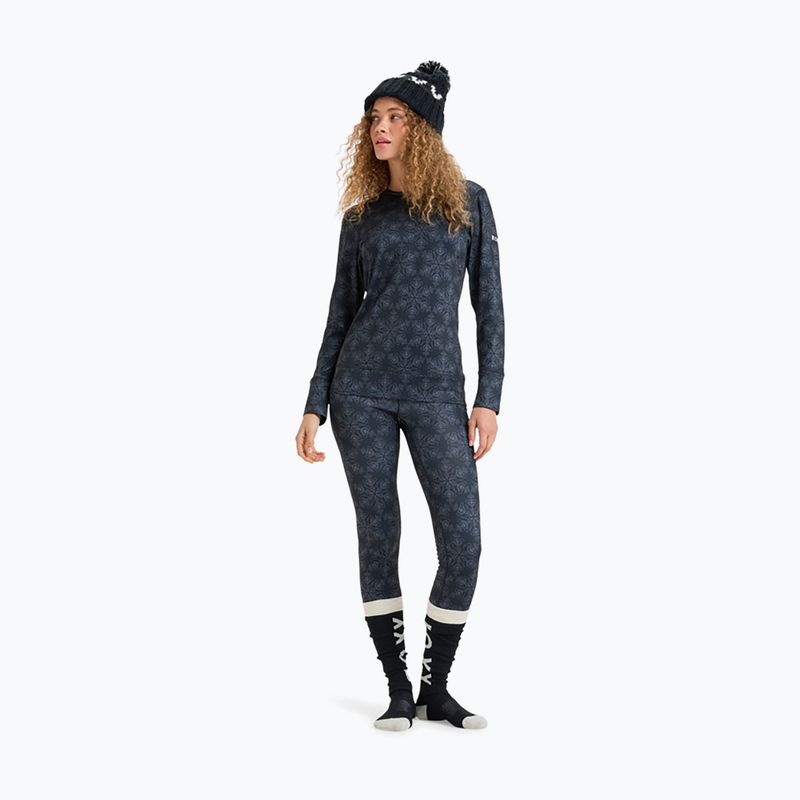 Longsleeve termoaktywny damski ROXY Daybreak Brushed true black/snowflakes 2