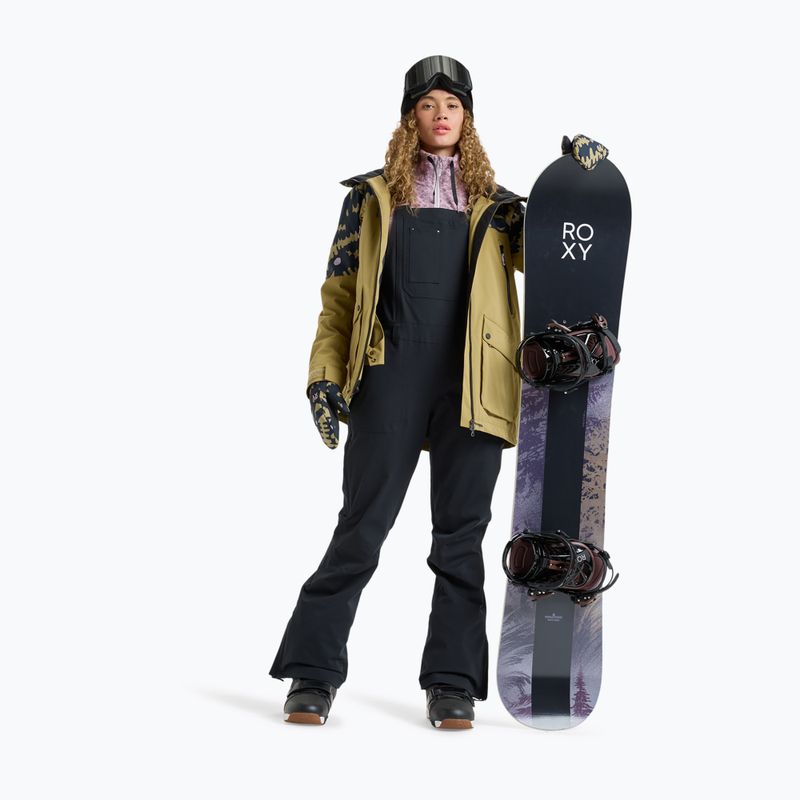 Spodnie narciarskie damskie ROXY Rideout Bib true black 3