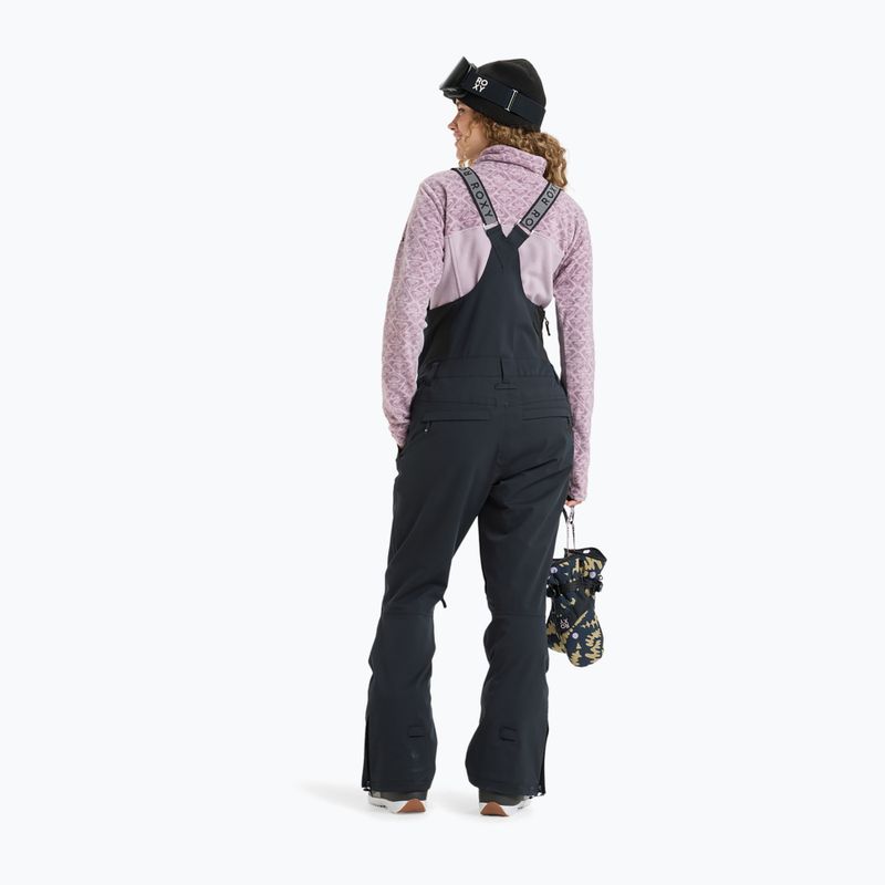 Spodnie narciarskie damskie ROXY Rideout Bib true black 4