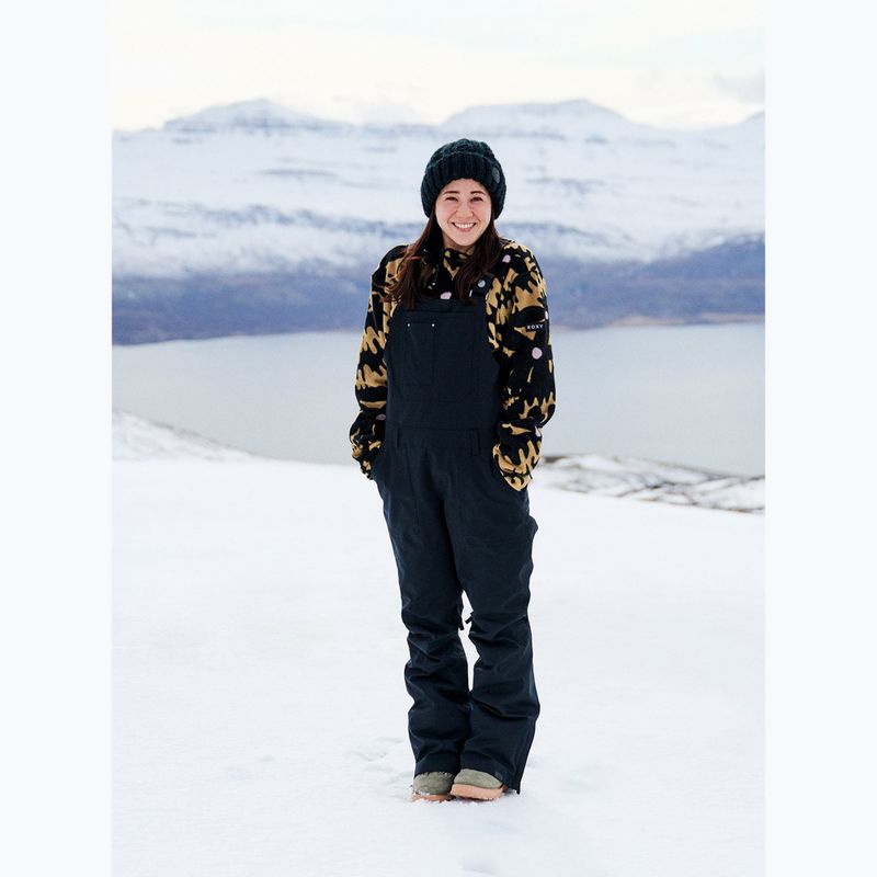 Spodnie narciarskie damskie ROXY Rideout Bib true black 8