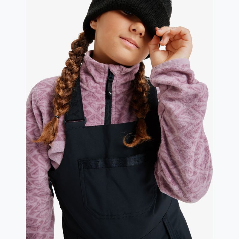 Spodnie snowboardowe dziecięce ROXY Non Stop Bib true black 8