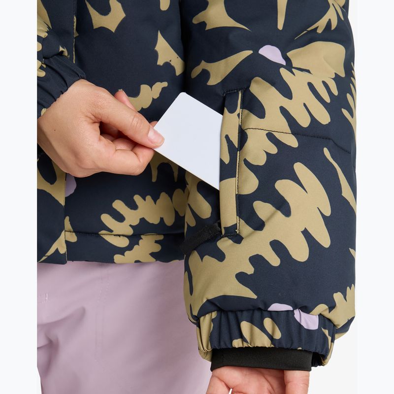 Kurtka snowboardowa damska ROXY Snow Winter Rebel fennel seed/big flower 8