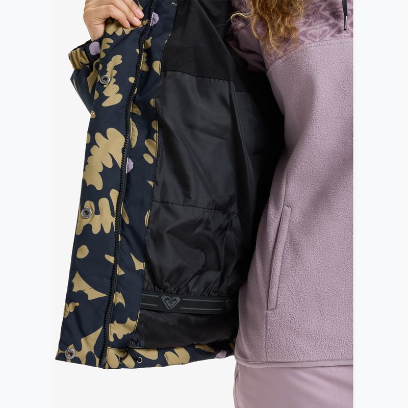 Kurtka snowboardowa damska ROXY Snow Winter Rebel fennel seed/big flower 9