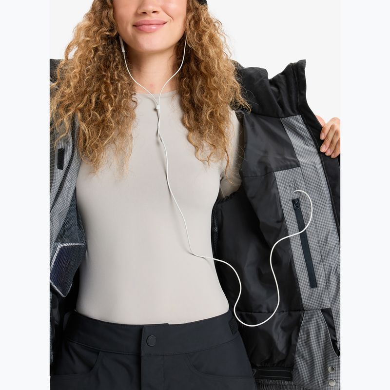 Kurtka snowboardowa damska ROXY Snow Shimmer true black 11